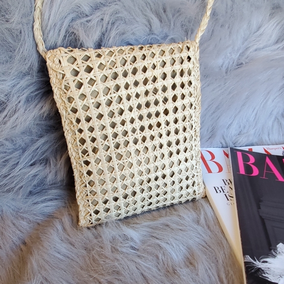 Iraca palm crossbody new bag sustainable artisanal - Picture 5 of 8